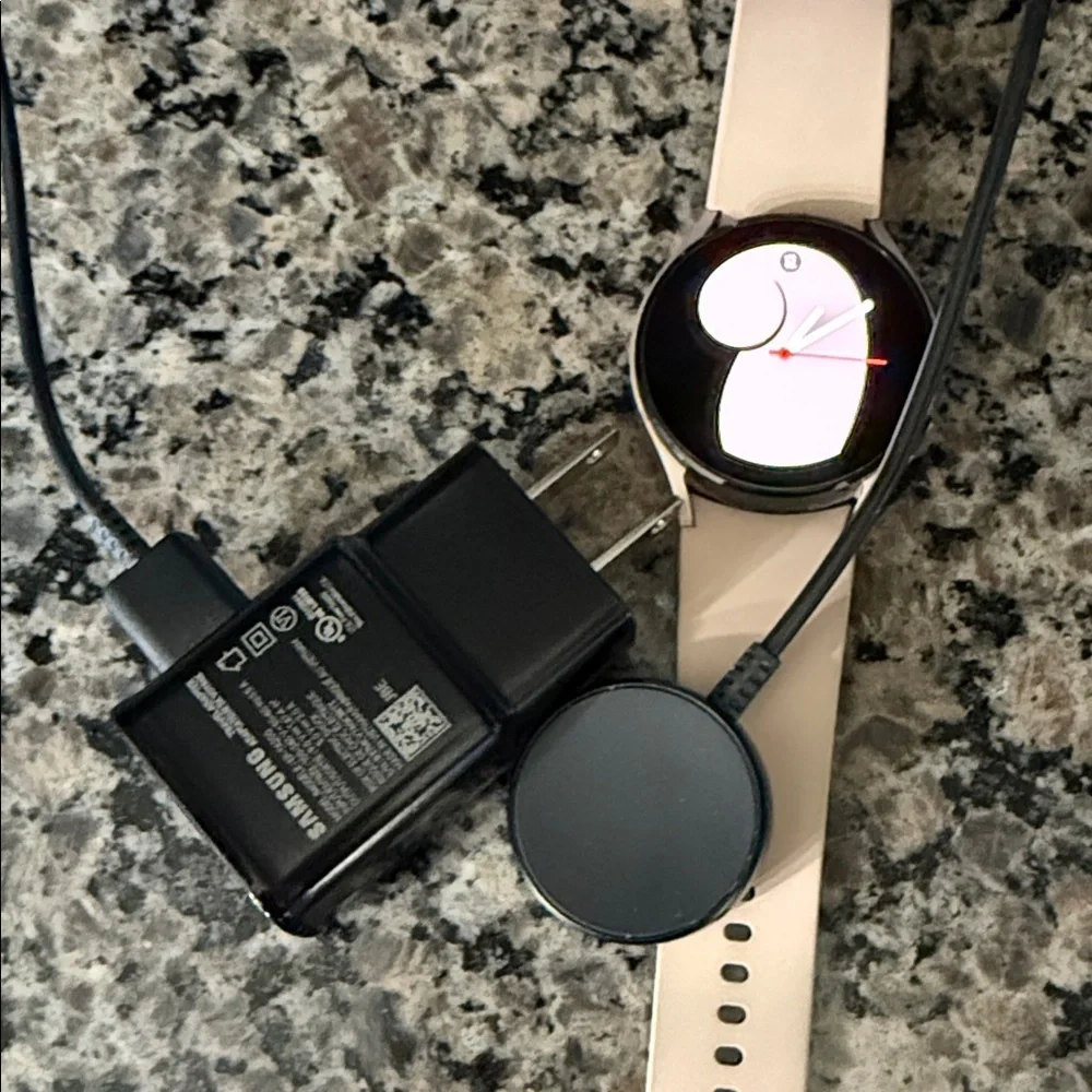 Samsung Smartwatch - Silver and White